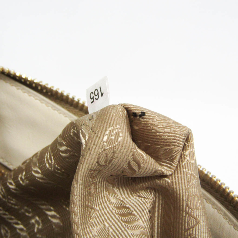 PRADA Cream Leather Shoulder Bag - Picture 14 of 14
